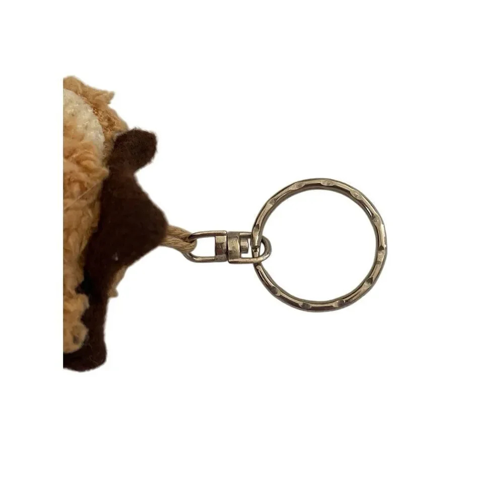Lion Plush Keychain Keyring Kids Stuffed Animal Boys Girls Jungle